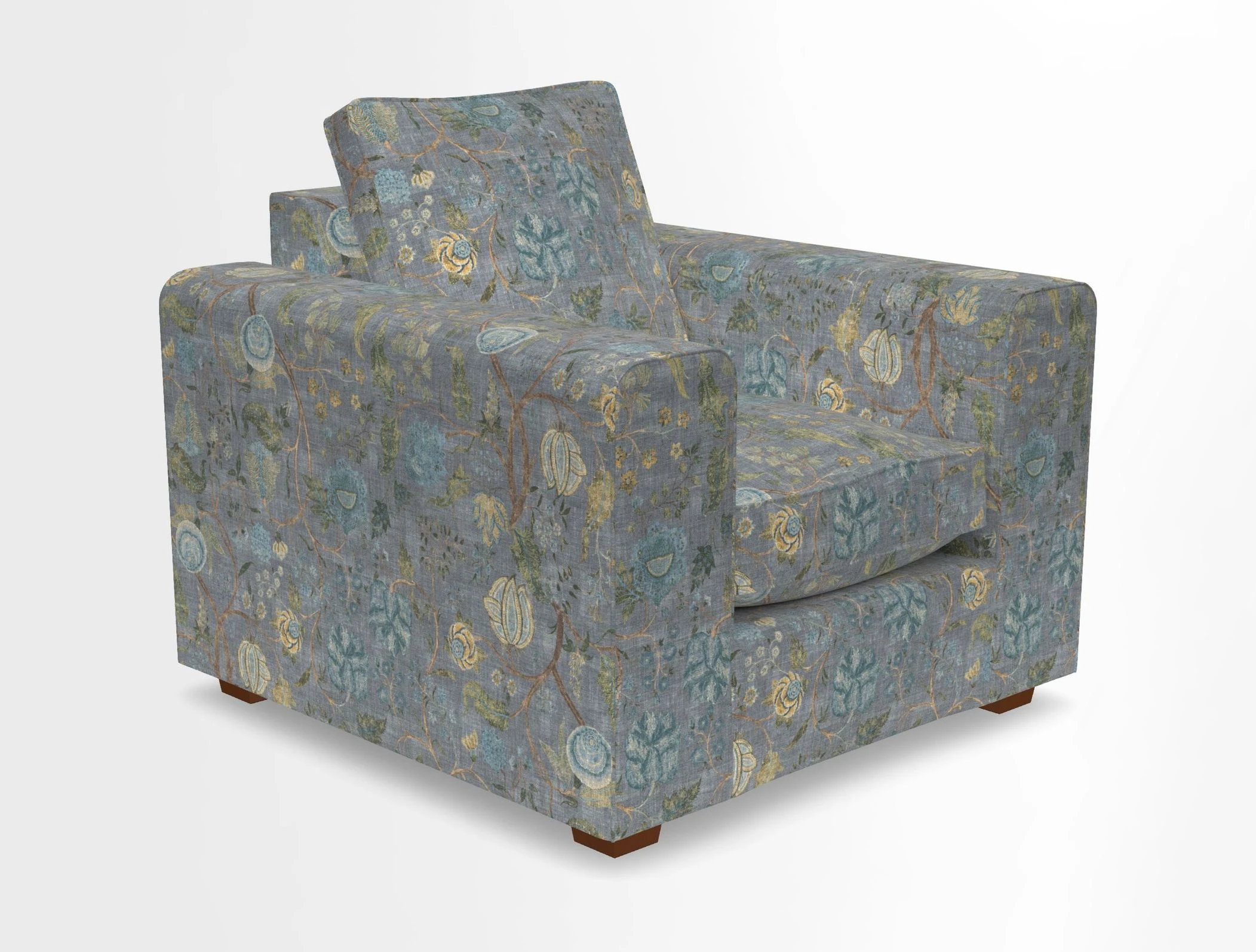 Saxmundham Chair in Two Tone Plain Biscuit
