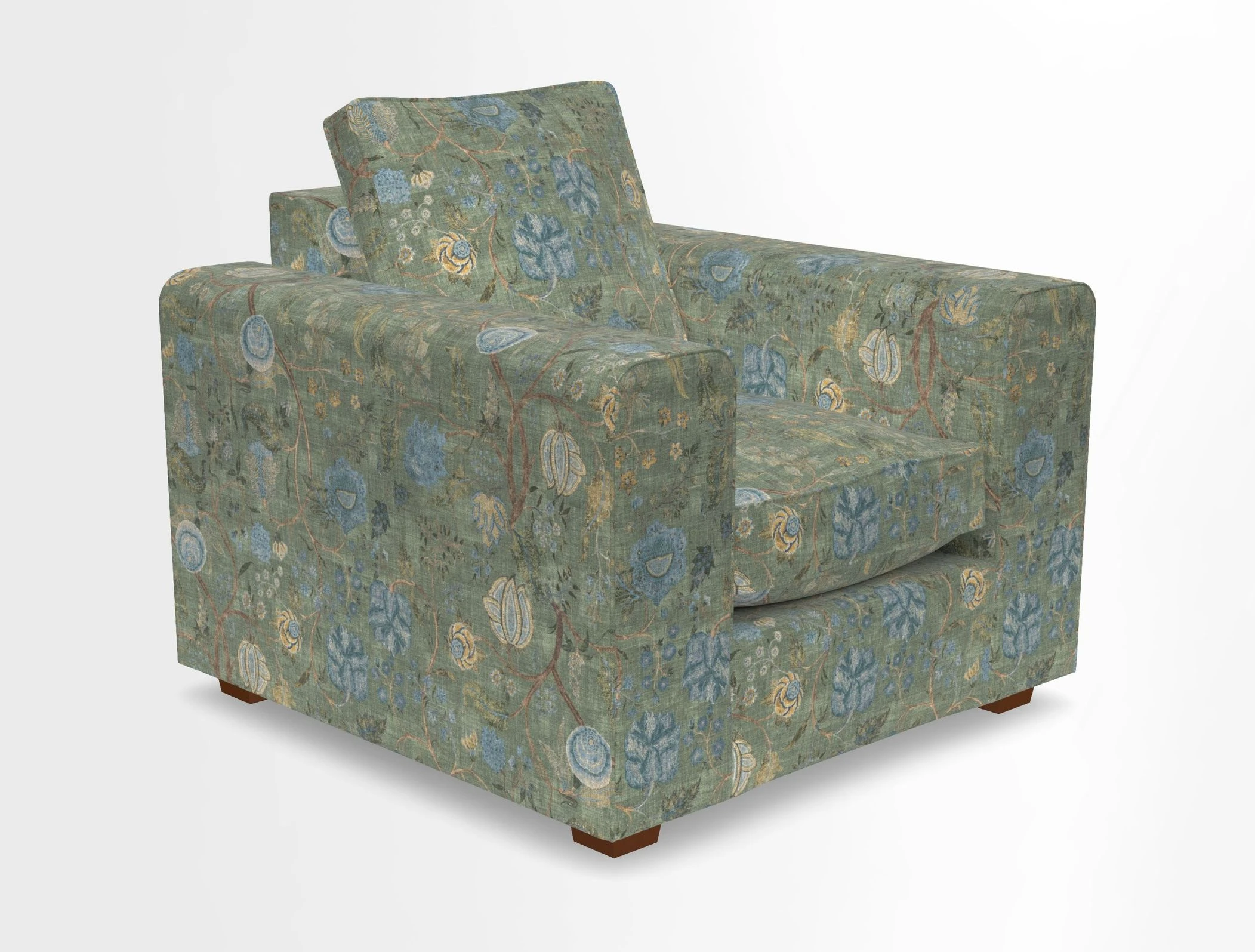 Saxmundham Chair in Two Tone Plain Biscuit