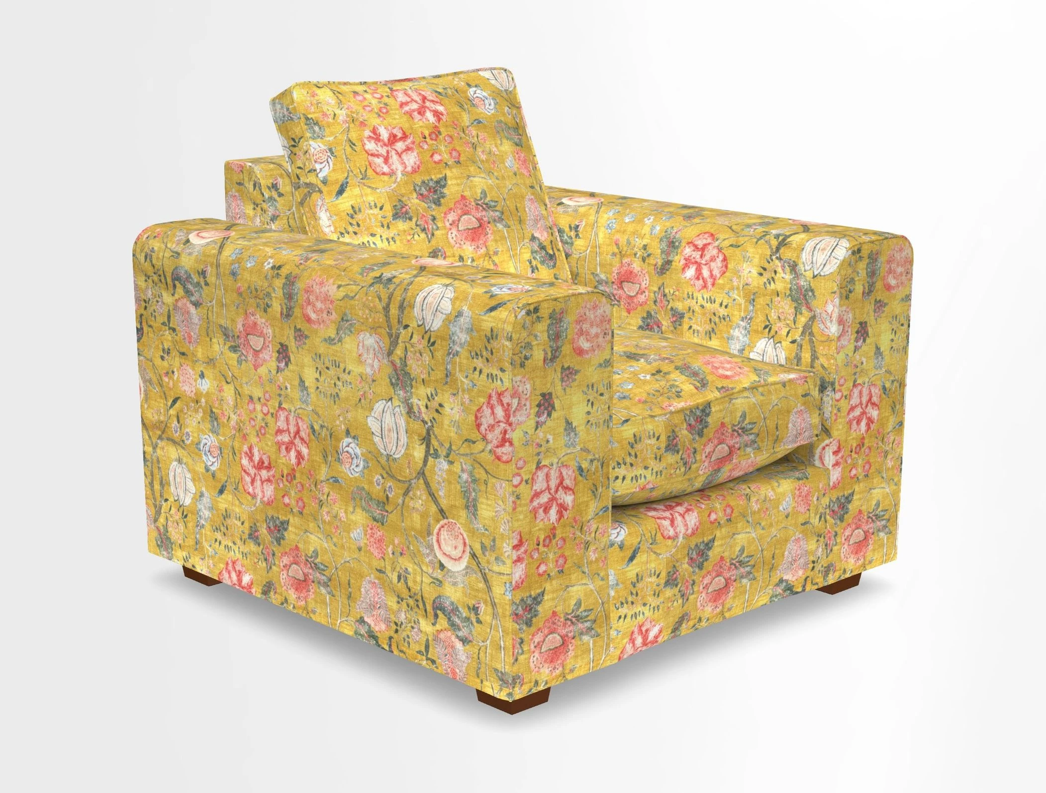 Saxmundham Chair in Two Tone Plain Biscuit