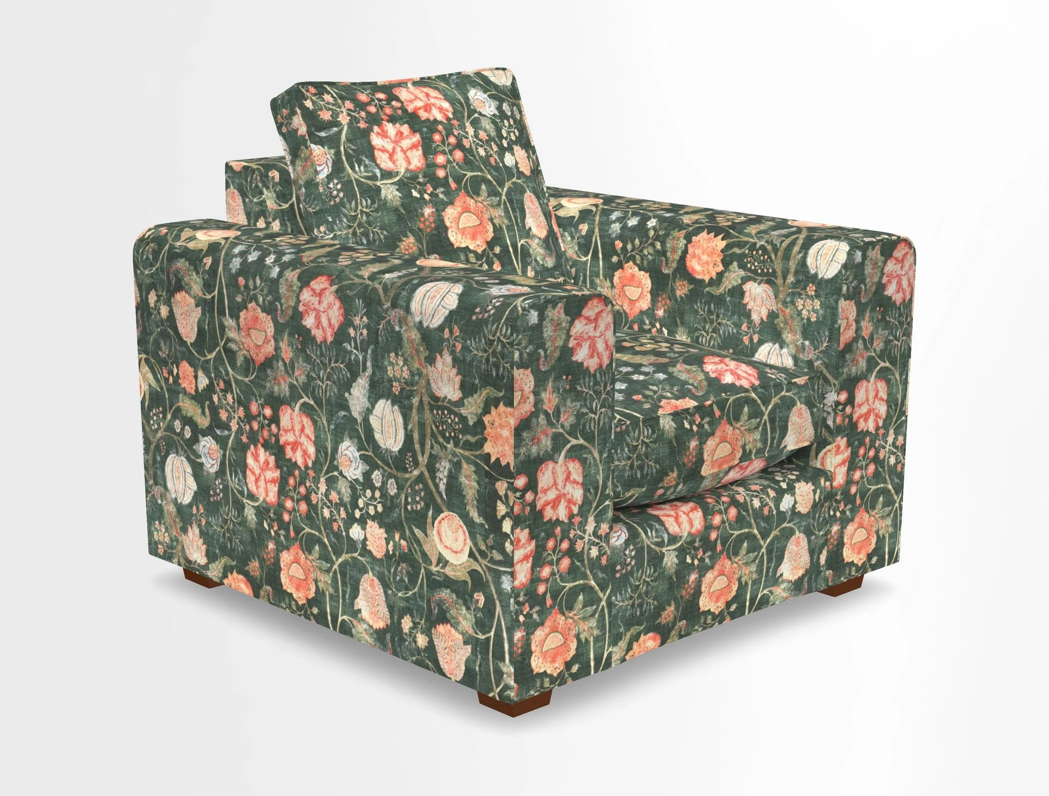 Saxmundham Chair in Two Tone Plain Biscuit
