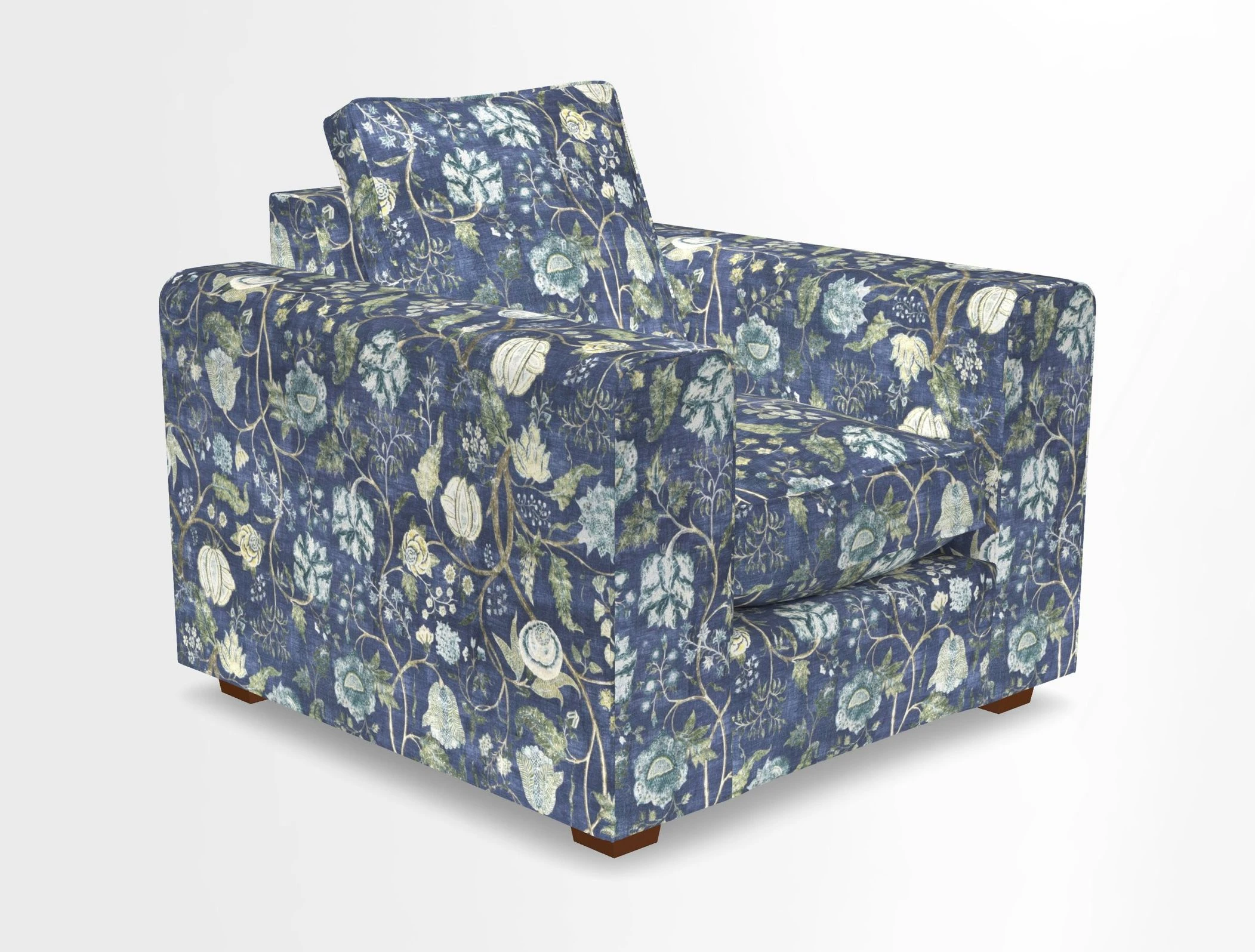 Saxmundham Chair in Two Tone Plain Biscuit
