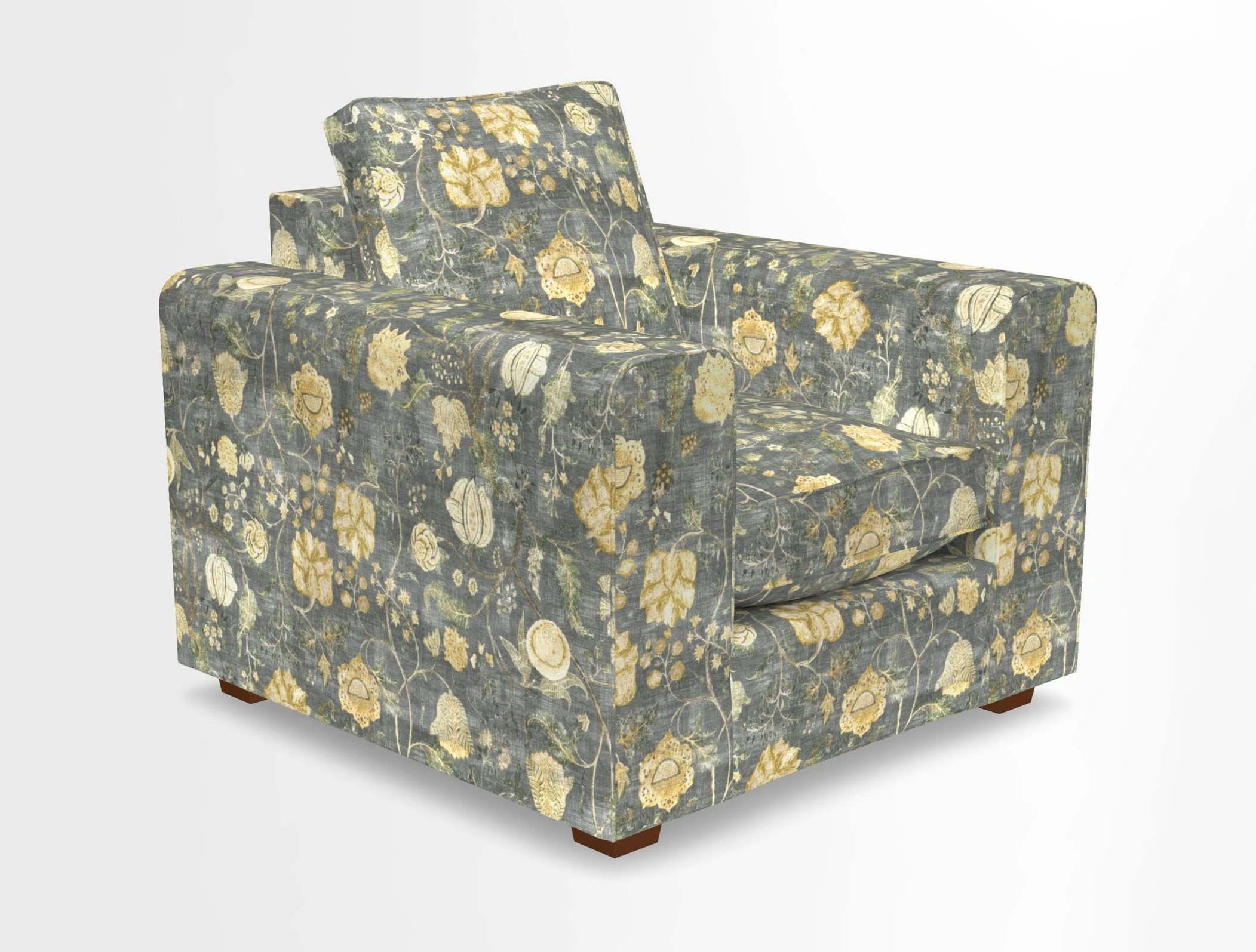 Saxmundham Chair in Two Tone Plain Biscuit
