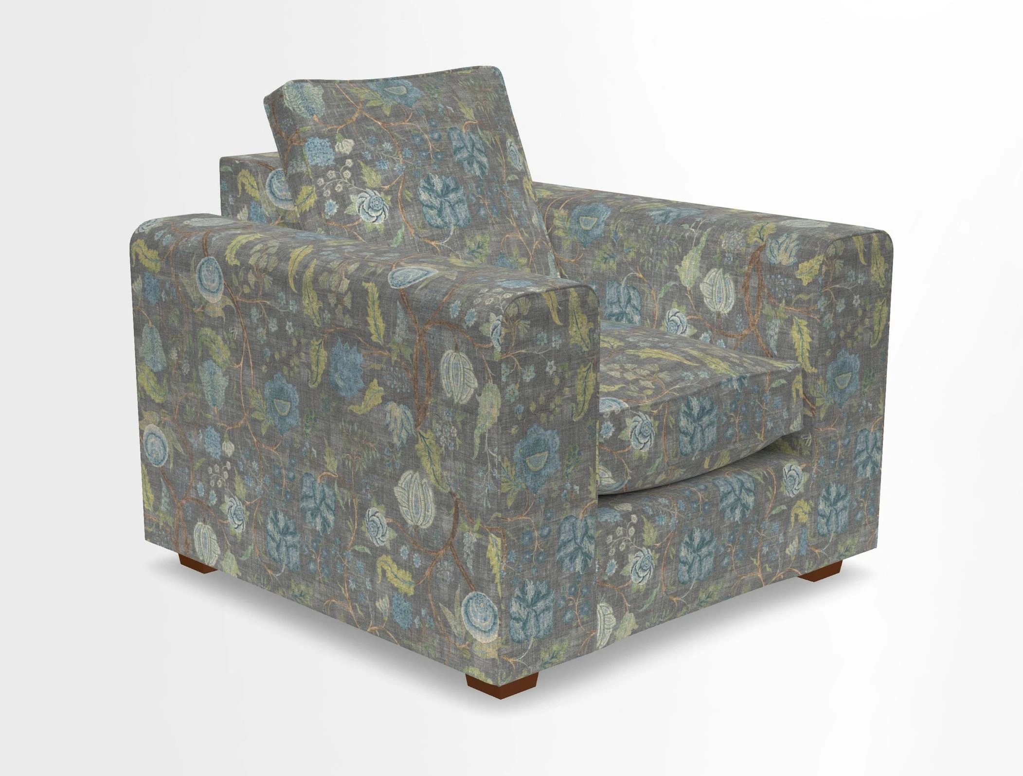 Saxmundham Chair in Two Tone Plain Biscuit