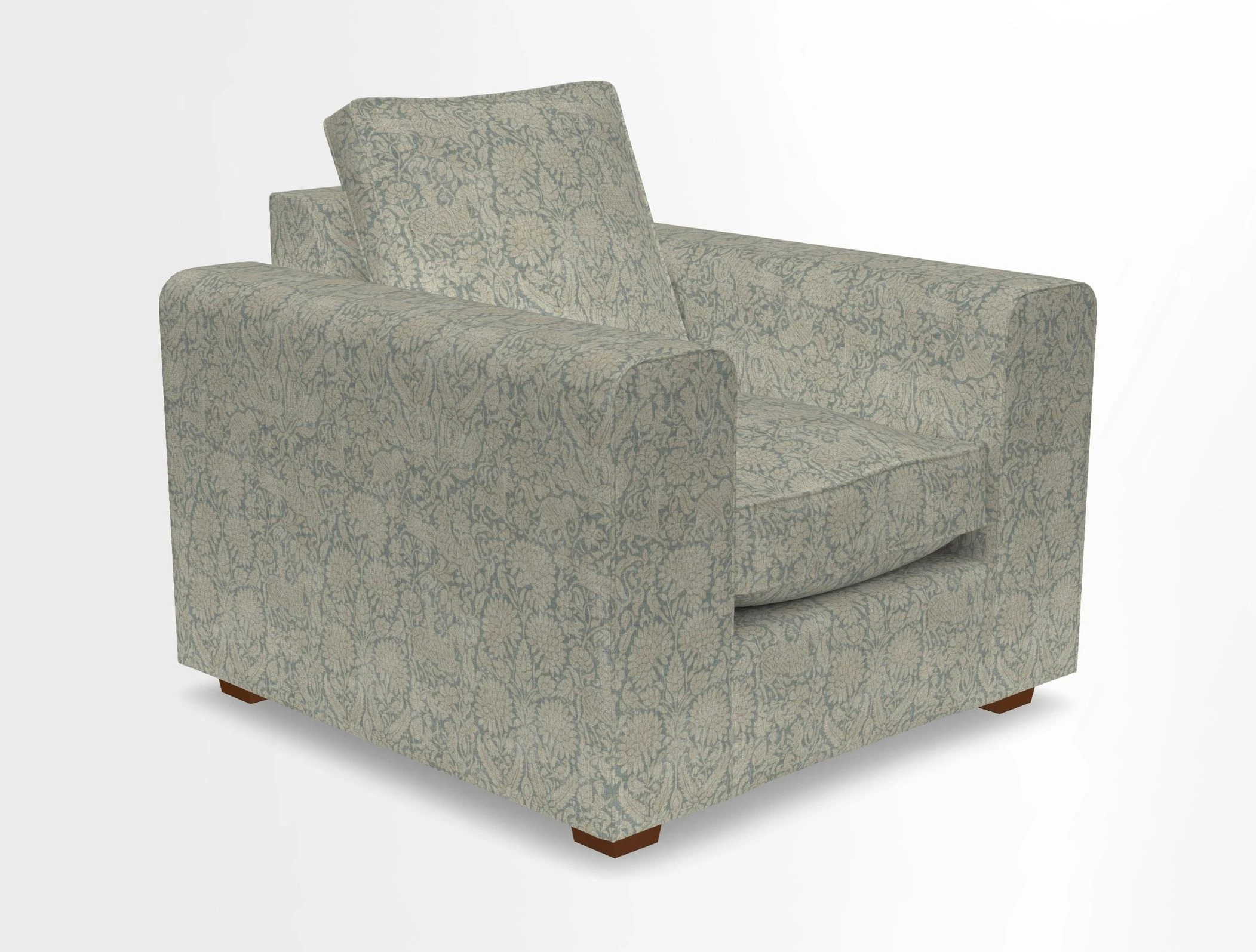 Saxmundham Chair in Two Tone Plain Biscuit