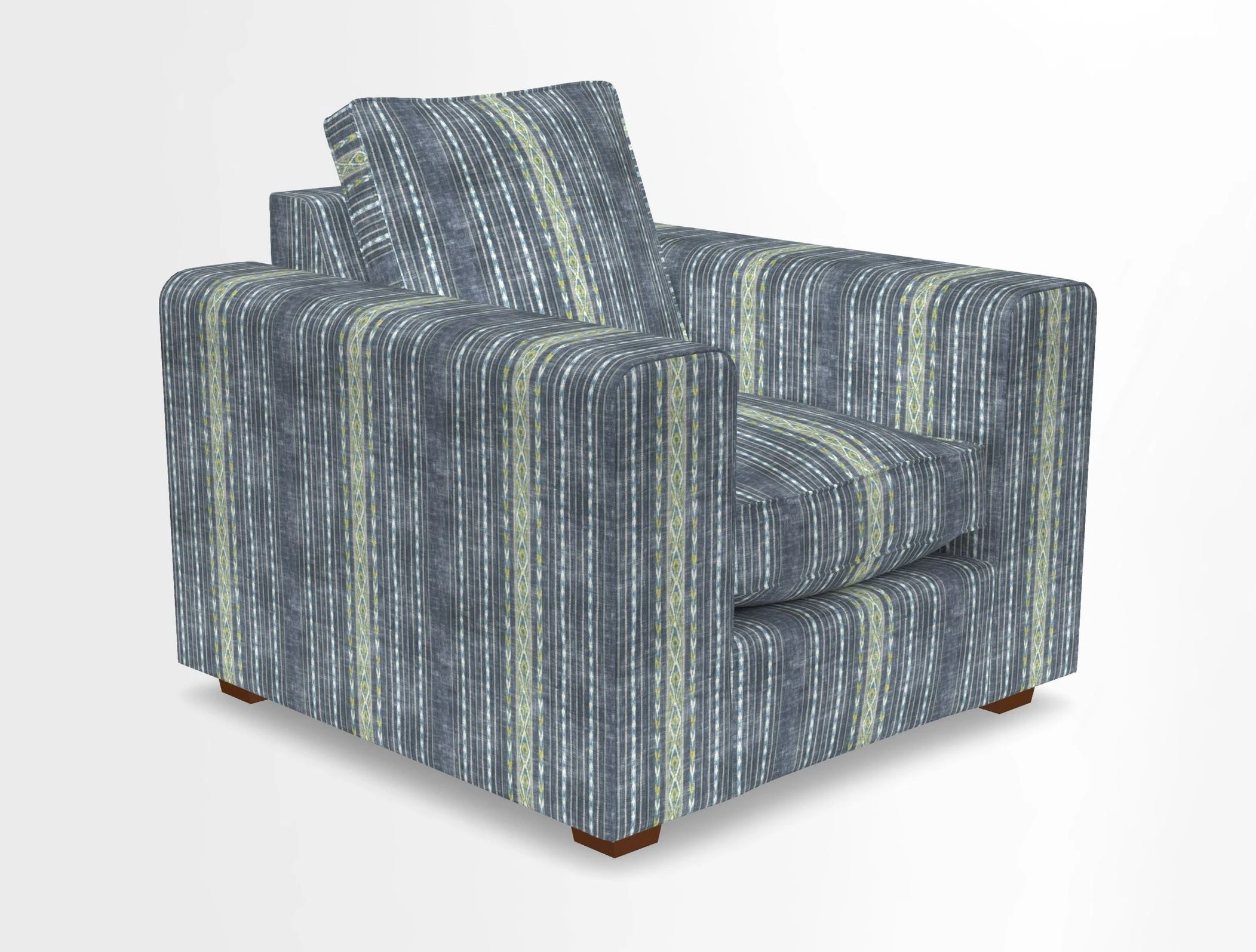 Saxmundham Chair in Two Tone Plain Biscuit