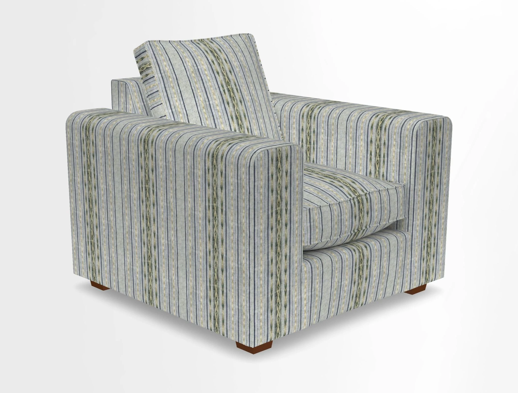 Saxmundham Chair in Two Tone Plain Biscuit