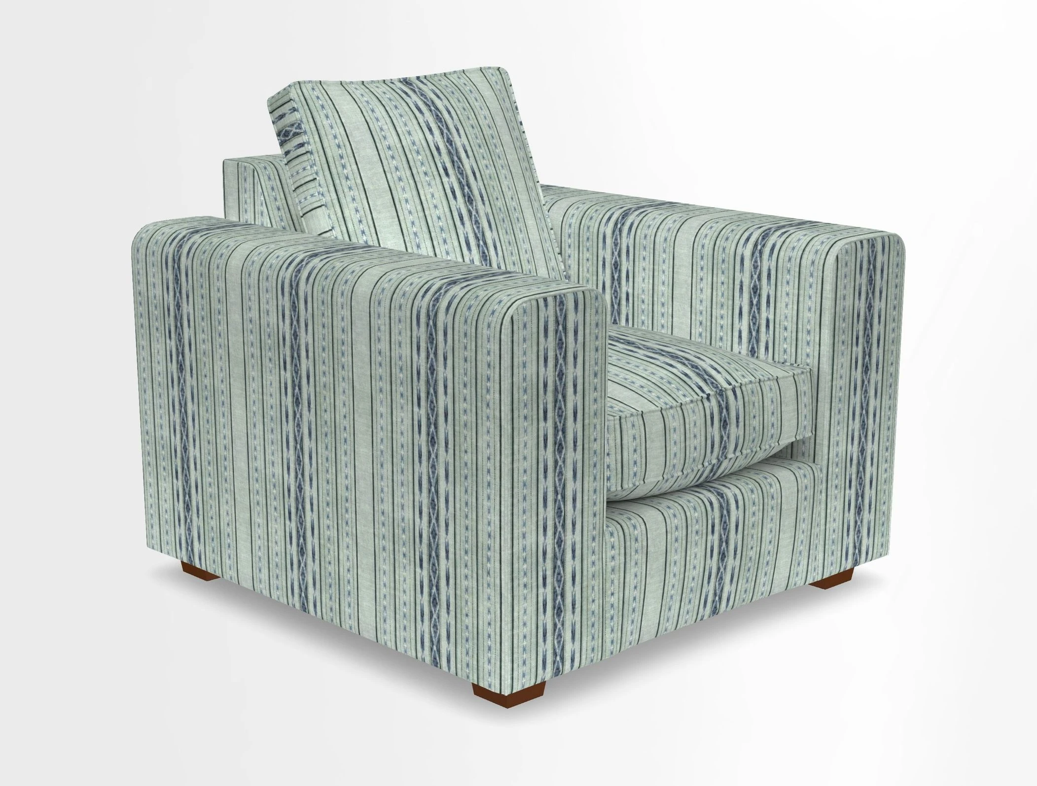 Saxmundham Chair in Two Tone Plain Biscuit