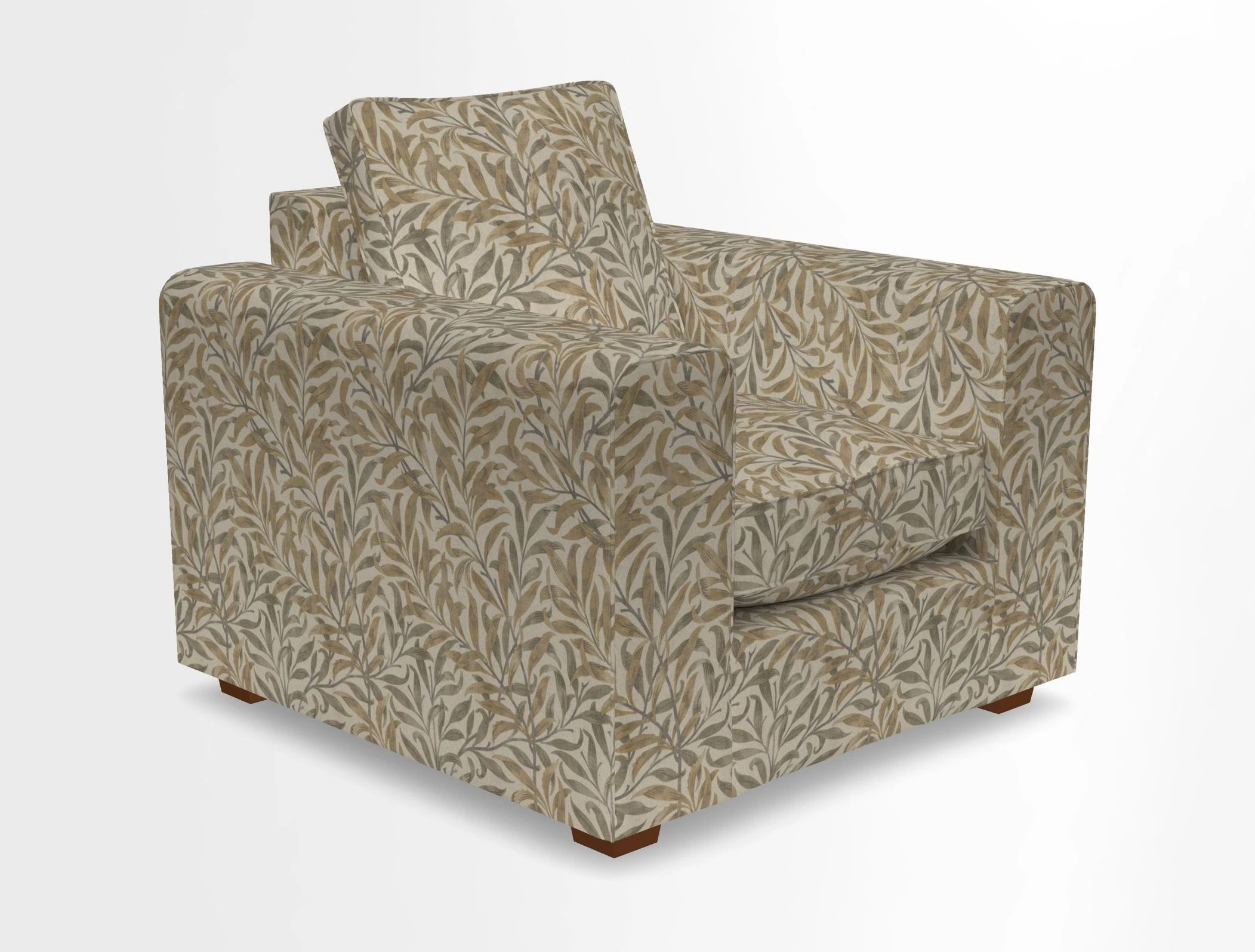 Saxmundham Chair in Two Tone Plain Biscuit