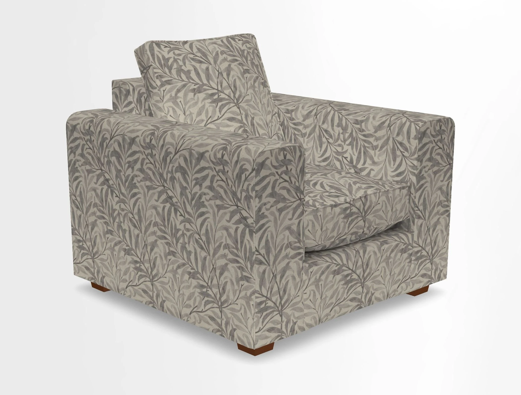 Saxmundham Chair in Two Tone Plain Biscuit