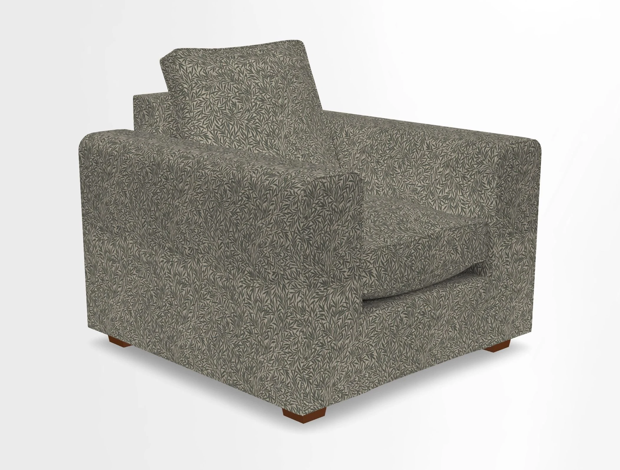 Saxmundham Chair in Two Tone Plain Biscuit