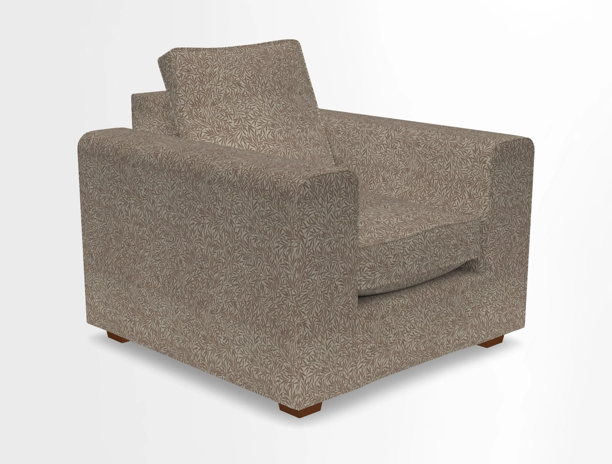 Saxmundham Chair in Two Tone Plain Biscuit