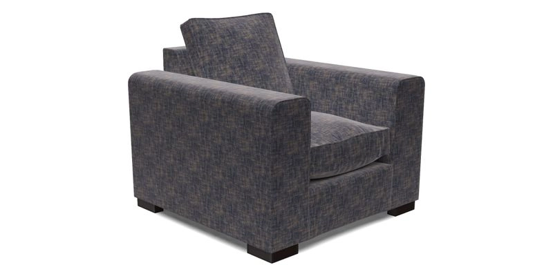 Saxmundham Chair in Two Tone Plain Biscuit