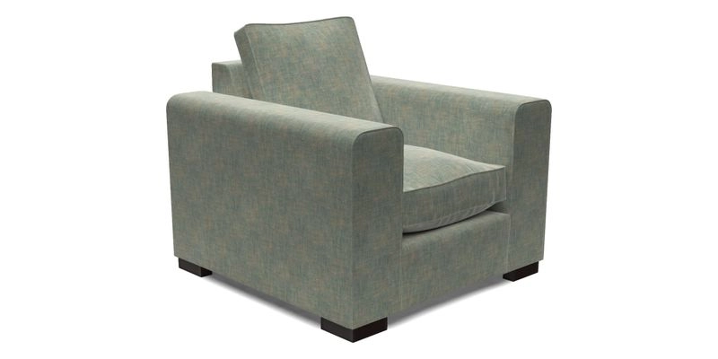 Saxmundham Chair in Two Tone Plain Biscuit