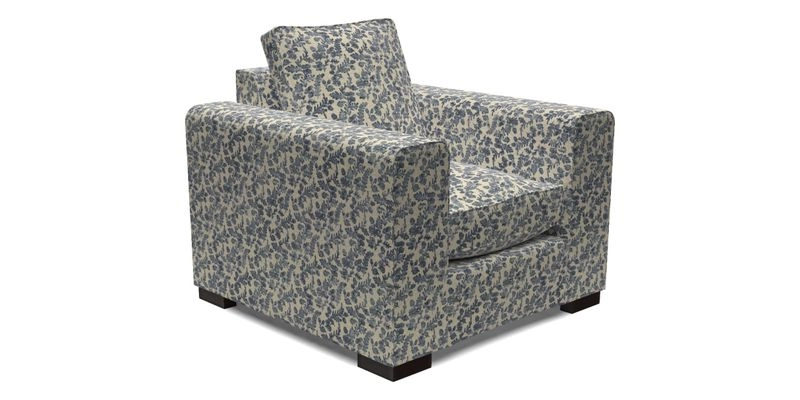 Saxmundham Chair in Two Tone Plain Biscuit