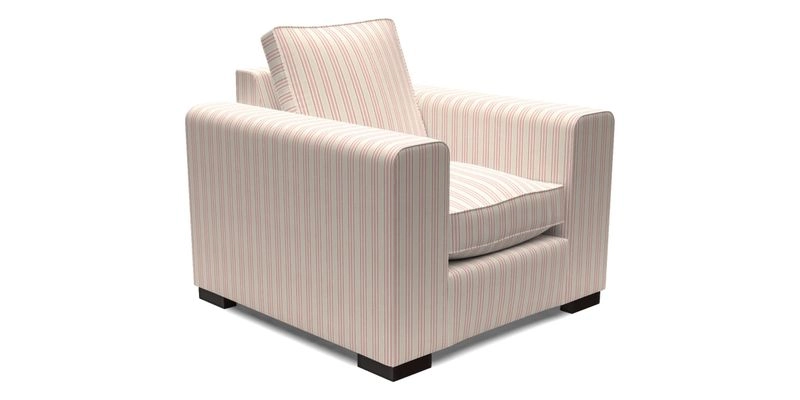 Saxmundham Chair in Two Tone Plain Biscuit