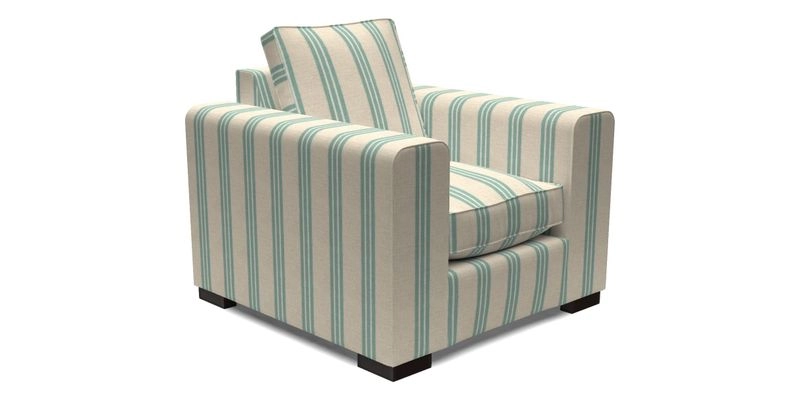 Saxmundham Chair in Two Tone Plain Biscuit