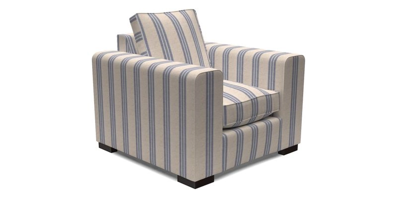 Saxmundham Chair in Two Tone Plain Biscuit