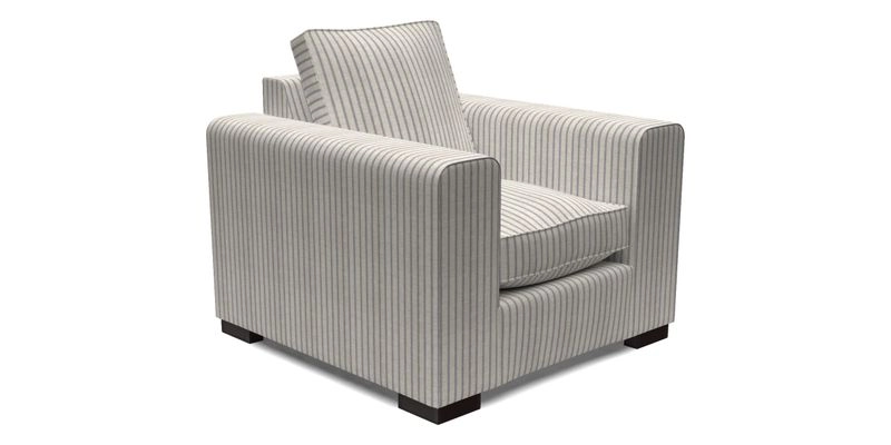 Saxmundham Chair in Two Tone Plain Biscuit