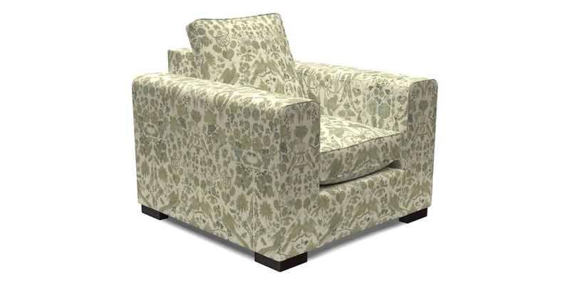 Saxmundham Chair in Two Tone Plain Biscuit