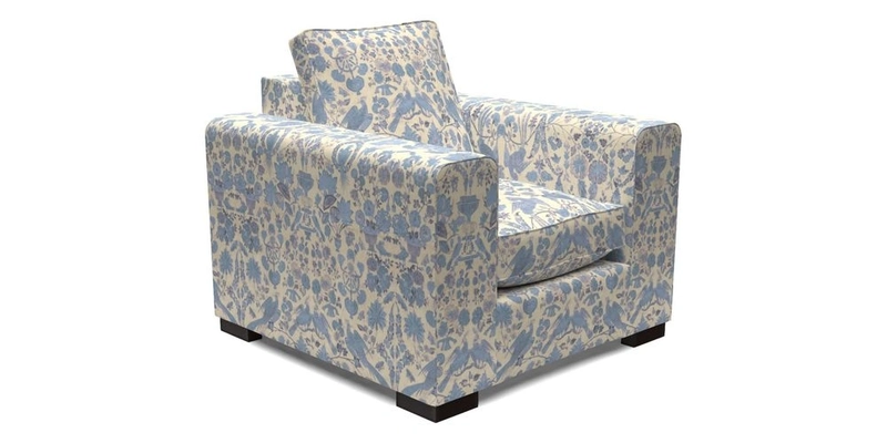 Saxmundham Chair in Two Tone Plain Biscuit