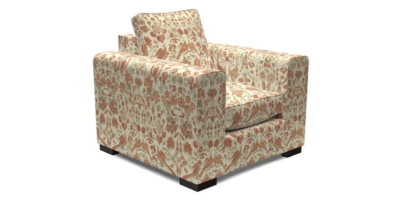 Saxmundham Chair in Two Tone Plain Biscuit