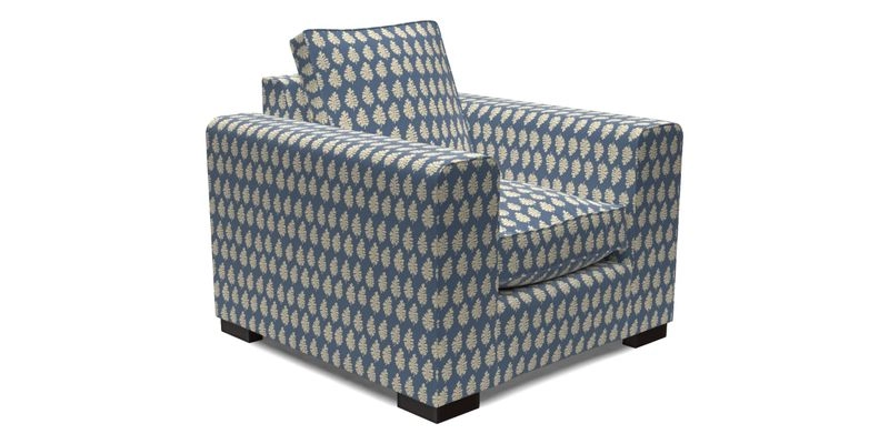 Saxmundham Chair in Two Tone Plain Biscuit