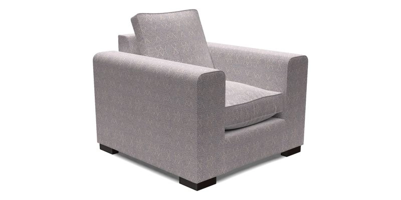 Saxmundham Chair in Two Tone Plain Biscuit