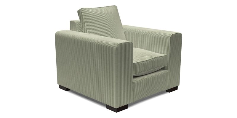 Saxmundham Chair in Two Tone Plain Biscuit