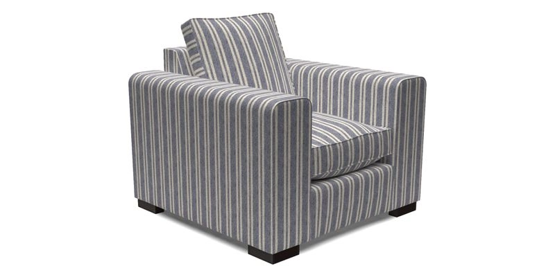 Saxmundham Chair in Two Tone Plain Biscuit