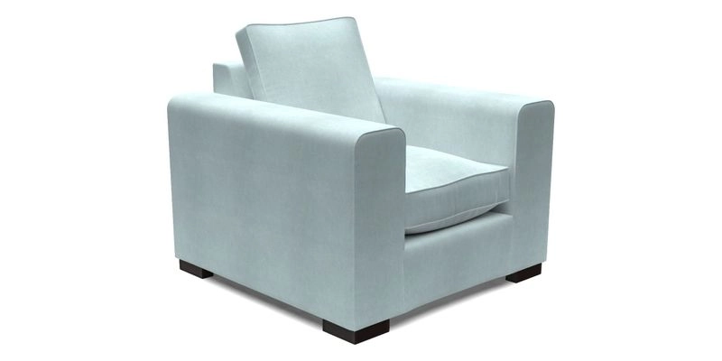 Saxmundham Chair in Two Tone Plain Biscuit