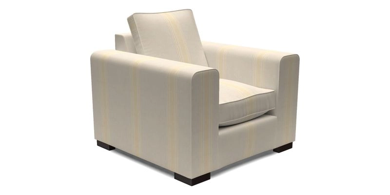 Saxmundham Chair in Two Tone Plain Biscuit