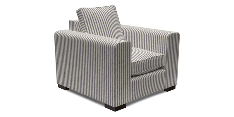 Saxmundham Chair in Two Tone Plain Biscuit