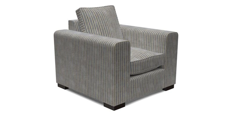 Saxmundham Chair in Two Tone Plain Biscuit