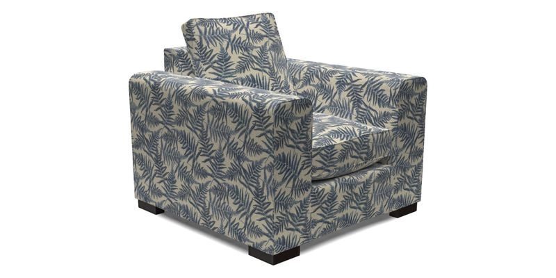 Saxmundham Chair in Two Tone Plain Biscuit