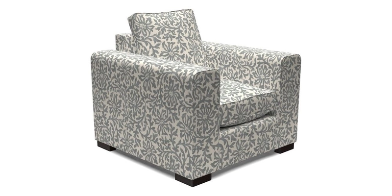 Saxmundham Chair in Two Tone Plain Biscuit