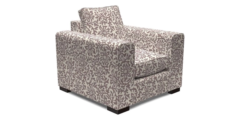 Saxmundham Chair in Two Tone Plain Biscuit