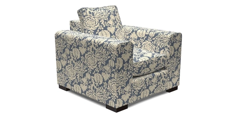 Saxmundham Chair in Two Tone Plain Biscuit