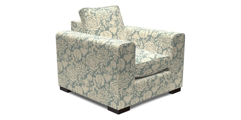 Saxmundham Chair in Two Tone Plain Biscuit