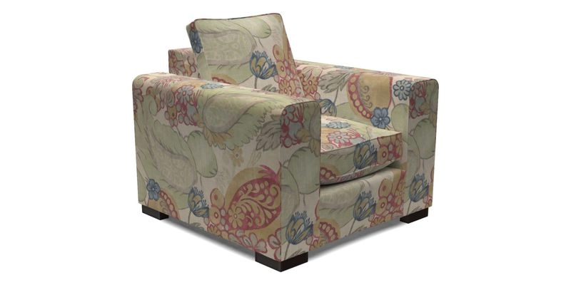 Saxmundham Chair in Two Tone Plain Biscuit