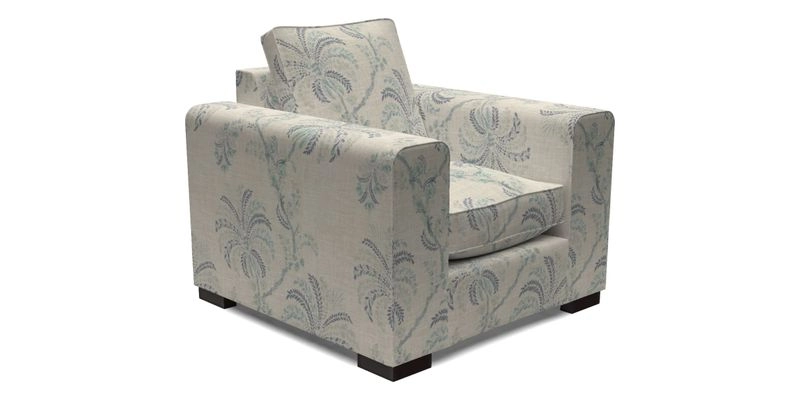 Saxmundham Chair in Two Tone Plain Biscuit