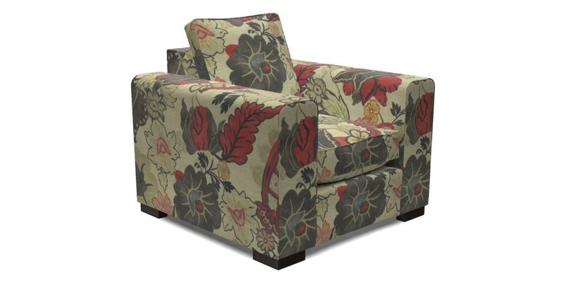 Saxmundham Chair in Two Tone Plain Biscuit