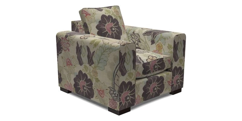 Saxmundham Chair in Two Tone Plain Biscuit