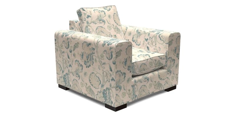 Saxmundham Chair in Two Tone Plain Biscuit