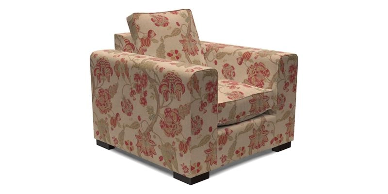 Saxmundham Chair in Two Tone Plain Biscuit