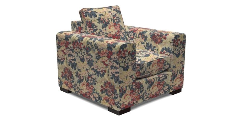 Saxmundham Chair in Two Tone Plain Biscuit