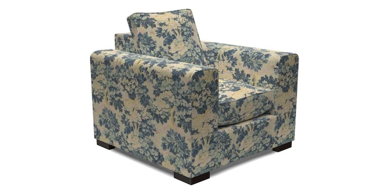 Saxmundham Chair in Two Tone Plain Biscuit