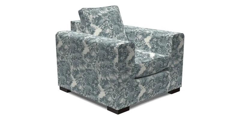 Saxmundham Chair in Two Tone Plain Biscuit