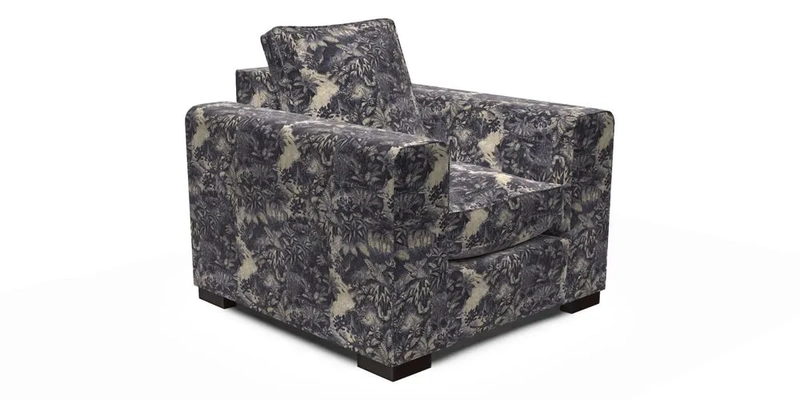 Saxmundham Chair in Two Tone Plain Biscuit