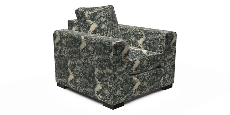 Saxmundham Chair in Two Tone Plain Biscuit