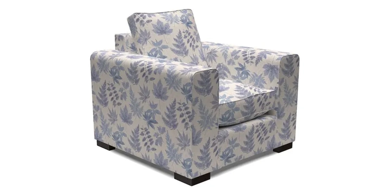 Saxmundham Chair in Two Tone Plain Biscuit